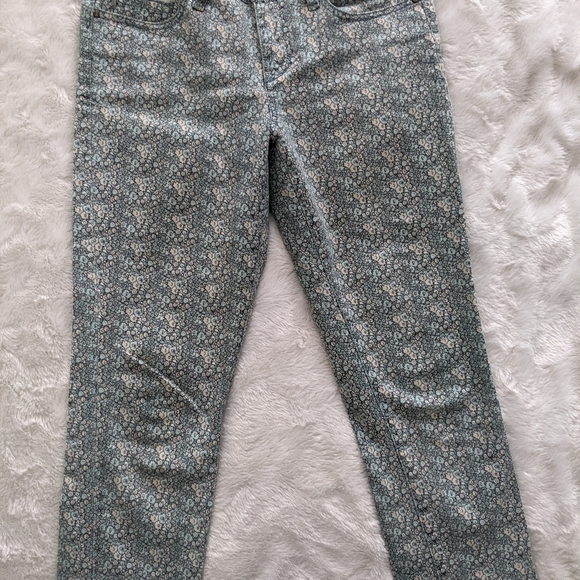 Anthropologie Pilcro floral cropped skinny jeans - Picture 4 of 7